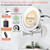 FUNTOUCH 5000mAh Rechargeable Wall Mounted Lighted Makeup Mirror