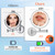 FUNTOUCH 5000mAh Rechargeable Wall Mounted Lighted Makeup Mirror