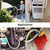 DAVCO 1" ID × 50ft Heavy Duty Braided Clear Plastic Vinyl Tubing & Clamp