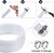 DAVCO 1" ID × 50ft Heavy Duty Braided Clear Plastic Vinyl Tubing & Clamp