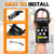 KJE 5/8" Heavy-Duty Stake Pocket D-Ring Anchors |18,000 lbs Breaking Load | Adjustable Tie-Down with Anti-Loss Cord |Reliable Tie-Downs for Flatbed Trucks & Trailers (4-Pack)