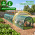 UNIFAMILY Chicken Tunnel for Outside, 23.6FT Flexible Chickens Runs for Yard, Quick Installation Shade Net Protection from Sun Portable Chicken Tunnels, Poultry Coop Run Tunnels Perfect for Backyard