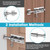 MeBantoo 6.3 Inch Slide Bolt Gate Latch, Barrel Bolt Latch, Silver