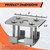 Stainless Steel Stake Pocket Antenna Mount Bracket for CB HAM Radio