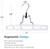Premium Skirt Hangers 2-Pack - Thin Space-Saving Skirt Hanger Set with Clamp, Pant Hanger 2-Piece Set, Shorts Hangers with Heavy-Duty Locking Clasp, Multipurpose Quality Jean Hangers Set (White, 2)