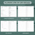 JUBTIC End of Life Planner, Death Planner Organizer with Labels 5.6" x 8.5"