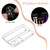 50PCS Embroidery Floss Bobbins, Clear Acrylic Embroidery Thread Cards, Cross Stitch Thread Organizer, Embroidery-Cards for DIY Craft and Sewing Storage (1.9x1.1 Inch)