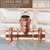 Copper Press Fitting 3/4"x3/4"x1/2"Copper Press Tee Fit Tee for Copper Tube