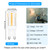 ZHENMING G9 LED Bulb Dimmable 3.5W 3000K 40W Halogen Equivalent 460LM
