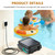 Czepa Replacement for WYBOT F1 Charger Compatible with WYBOT F1 Pool Skimmer Power Supply Cord for WYBOT F1 Skimmer Charger