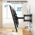 HOME VISION Full Motion TV Wall Mount for 32-85 inch TVs up to 132lbs