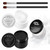 Black & White Face Body Paint + Setting Powder Set, Halloween SFX Makeup