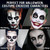 Black & White Face Body Paint + Setting Powder Set, Halloween SFX Makeup