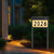 Lacasa Solar Address Sign for House, Double Sided LED House Numbers