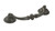 Richelieu Hardware BP30214909 4 1/4-inch (108 mm) Center-to-Center Matte Black Iron Traditional Cabinet and Drawer Pull Handle for Kitchen, Bathroom, and Furniture