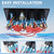Geloo 8 Gang Marine Rocker Switch Panel, Boat Switch Panel IP66 Waterproof