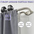 Lwiiom Brushed Nickel Double Curtain Rods For Windows 48-88 Inch,Heavy Duty Double Curtain Rod with Aluminum Finials and Bracket,Adjustable Double Window Rods For Blackout Or Room Darkening Panels