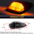 Gempro LED Cab Roof Marker Lights Top Clearance Running Lights for 1988-2002 Chevy/GMC C/K 1500 2500 3500 5500 Pickup Trucks Cab Marker Lamps, 5PCS (Smoked Len Amber LED)