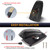 Gempro LED Cab Roof Marker Lights Top Clearance Running Lights for 1988-2002 Chevy/GMC C/K 1500 2500 3500 5500 Pickup Trucks Cab Marker Lamps, 5PCS (Smoked Len Amber LED)