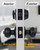 Lanwandeng （6 Sets） All Keyed Alike Entry Door Knobs and Single Cylinder Deadbolt Lock Combo Set, Security for Entrance and Front Door with Classic Matte Black Finish