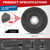 SI FANG 2 inch Die Grinder Grinding Wheels with 1/4" Mandrel 16 Pack