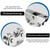 Yuecoom Groove Wheel V-Shaped, Sliding Gate Rollers Detachable Track gate Wheels, Double Bearing Caster with Bracket, Steel Heavy Duty Rigid Roller