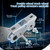 Yuecoom Groove Wheel V-Shaped, Sliding Gate Rollers Detachable Track gate Wheels, Double Bearing Caster with Bracket, Steel Heavy Duty Rigid Roller