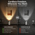 Powfloven Uplights Indoor Battery Operated, 2 Pack Wireless Uplighting with Remote and Timer, 3CCT Dimmable LED Spotlights Floor Can Lights for Oasis Lighting, Corner, Plant, Artwork, White