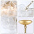 4-Pack Bubble Blown Glass Light Fixture Replacement Shades, Dia 4" Ribbed Swirled Clear Globe Lampshades for Chandelier, Pendant, Ceiling Lights