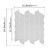 5 Sheets Ivy Glass Mosaic,Leaf Tile Mosaic for Kitchen Backsplash,Leaf Shape Mosaic for Home Décor