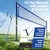Outdoor Volleyball Net Set 20 ft for Backyard, Portable, Aluminum Poles