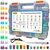 1221PCS Car Fuse Assortment Kit Mini &Standard Blade Tall/STD Profile Box Shaped Automotive Fuses with Fuse Puller and Circuit Tester, for Cars Trucks SUVs Boats, Double Sided Organizer