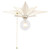16 inch Flush Mount Ceiling Light with Pull Chain On/Off Switch, White Star Ceiling Light Fixtures, Farmhouse Modern Lighting for Hallway, Entryway, Porch, Study, Bedroom, Stair, Kitchen, Bathroom