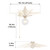 16 inch Flush Mount Ceiling Light with Pull Chain On/Off Switch, White Star Ceiling Light Fixtures, Farmhouse Modern Lighting for Hallway, Entryway, Porch, Study, Bedroom, Stair, Kitchen, Bathroom