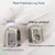 8Pcs Lug Nuts with Adapter for hightall 19.5“ 10 Lug Wheel Simulator,Fits 2005-2021 F450/F550