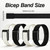 Bicep Band Compatible with Whoop 5.0 One/Peak & Life (MGECG) - Breathable, Quick-Dry Comfortable Adjustable Nylon Arm Strap for Workout & Activity Tracking (OnePeak, Black)