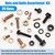 Bemaka Nuts and Bolts Assortment Kit, Flange Bolt Assortment (12-30mm)