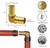 80pcs 1/2" Brass PEX Fittings Combo with Tees"T", Elbows, Couplings