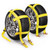 KODIAK STRAPS Adjustable Wheel Net Tow Basket Straps with Swivel J Hooks (2 Pack) - Universal for 14"-22" Tires - Strap for Dolly with Ratchet or Winches, 10,000lbs Break Strength