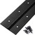 Heavy Duty Piano Hinge 48 Inch x 3 Inch Width, True 0.060'' Thick Stainless Steel Black Piano Hinge for Heavy Duty Cabinet, Door, Toolbox, Wooden Box, Metal Plate, Furniture, Industrial Project