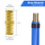 30pcs 1/2" PEX Fittings, Elbow TEE Straight Couplings Set, PEX Brass Crimp Fitting Combo with Tees, Elbows, Straights