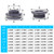 ChillWaves PVC Bulkhead Fitting 1-1/4" Double Thread Connector Adapter with Plugs for Water Tank, Aquariums, Rain barrels(2-PACK)