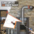 Sealegend 33 Feet Chimney Sweep Kit 10 Flexible Rods for Fireplace Cleaning