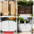 Self Closing Gate Hinge and Latch Kit for Wooden/Vinyl Fence Gate