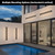 39.3'' 1 Pack Modern Outdoor Light Fixture, Long Exterior LED Lights Black