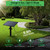 Varmtalys Outdoor Solar Spotlight, Adjustable Angle Landscape Spotlight Waterproof, 2500mAh All Night Separate Panel LED Uplight Dusk to Dawn, 5 Lighting Modes for Outside Patio Wall Path House 4 Pack