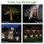 Varmtalys Outdoor Solar Spotlight, Adjustable Angle Landscape Spotlight Waterproof, 2500mAh All Night Separate Panel LED Uplight Dusk to Dawn, 5 Lighting Modes for Outside Patio Wall Path House 4 Pack
