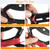 BESPORTBLE 10 pack Cable Winder Black Plastic Small