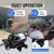 ECO-WORTHY RV Fresh Water Pump 12V DC 3.5GPM 45PSI with Pressure Switch, 12Volt Self Priming Water Pressure Diaphragm Pump On demand for RV Yacht Camper Sprayer Food Truck Black