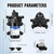 ECO-WORTHY RV Fresh Water Pump 12V DC 3.5GPM 45PSI with Pressure Switch, 12Volt Self Priming Water Pressure Diaphragm Pump On demand for RV Yacht Camper Sprayer Food Truck Black